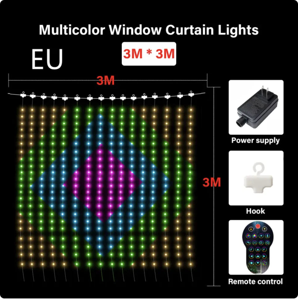 Rhythmic Lumière Drape