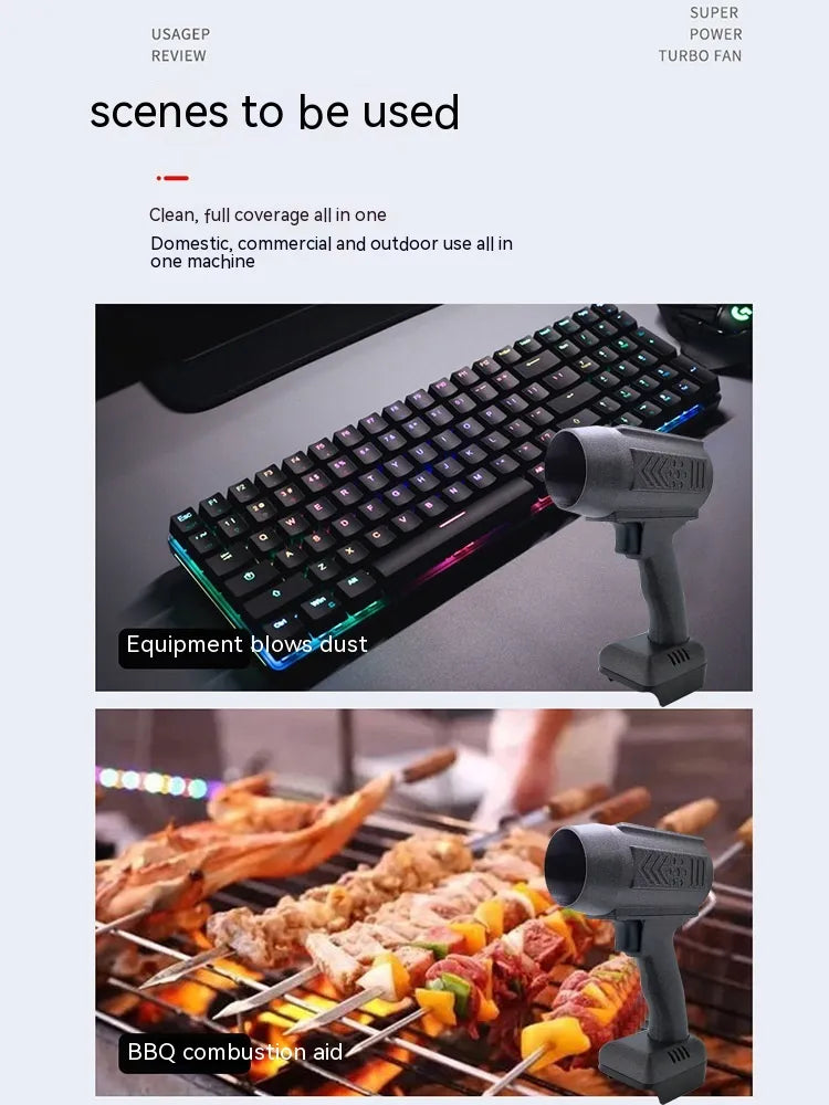 TurboForce 50mm Handheld Fan