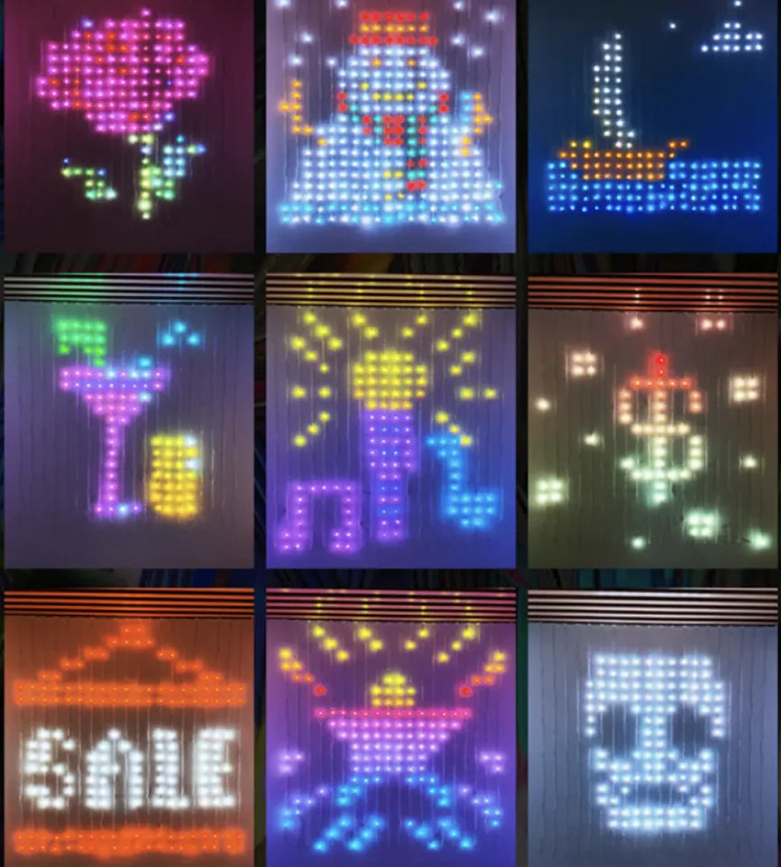 Rhythmic Lumière Drape