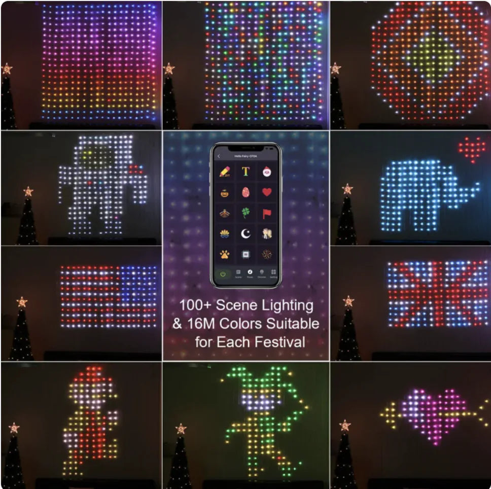 Rhythmic Lumière Drape