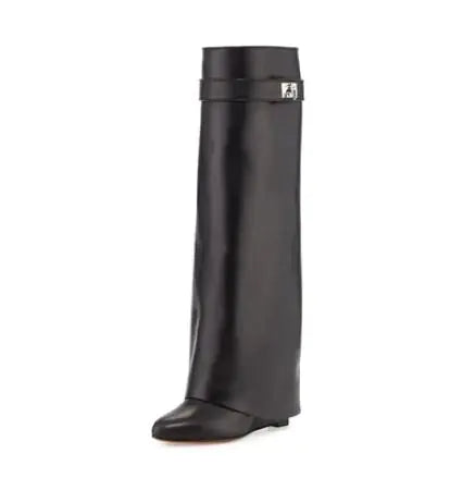 Catwalk Chic Knee-High Boots