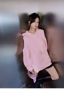 Elegant Off-Shoulder Lolita Hoodie