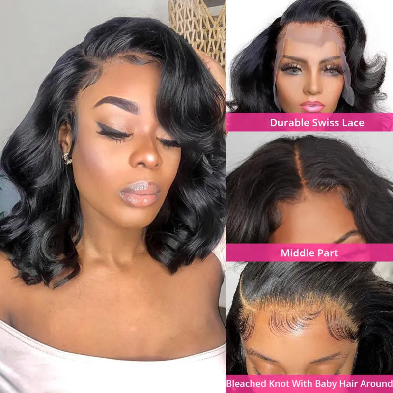 Elegant Brazilian Bob Lace Wig