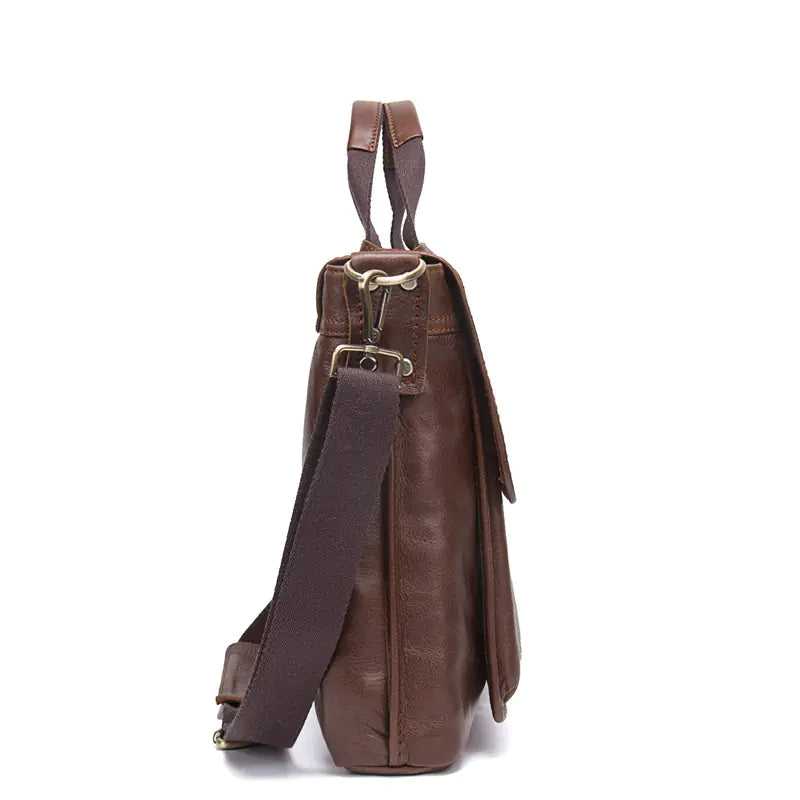 Men's Genuine Leather Messenger Bag