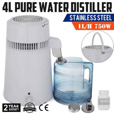 4L Elite Stainless Steel Water Distiller