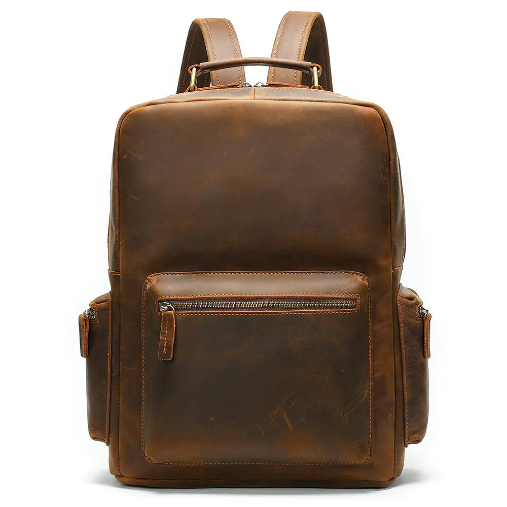 Leather Executive Travel Backpack