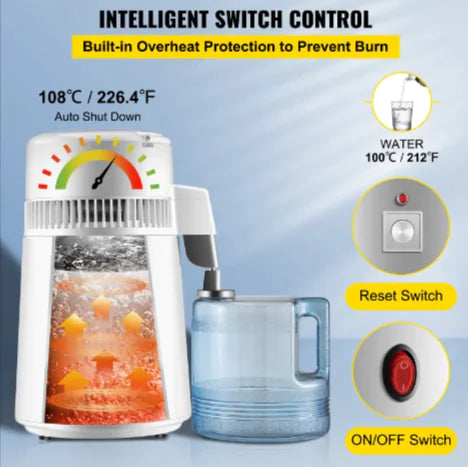 4L Elite Stainless Steel Water Distiller