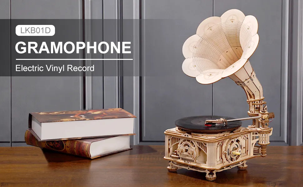 ROKR Heritage Gramophone Model