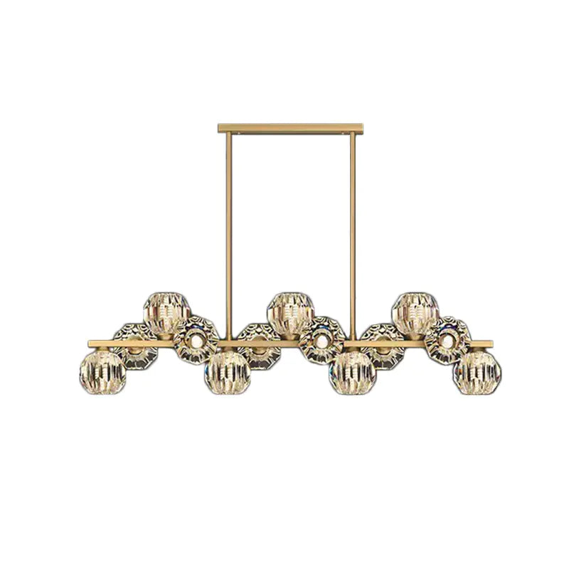 Elegant Nordic Copper Chandelier