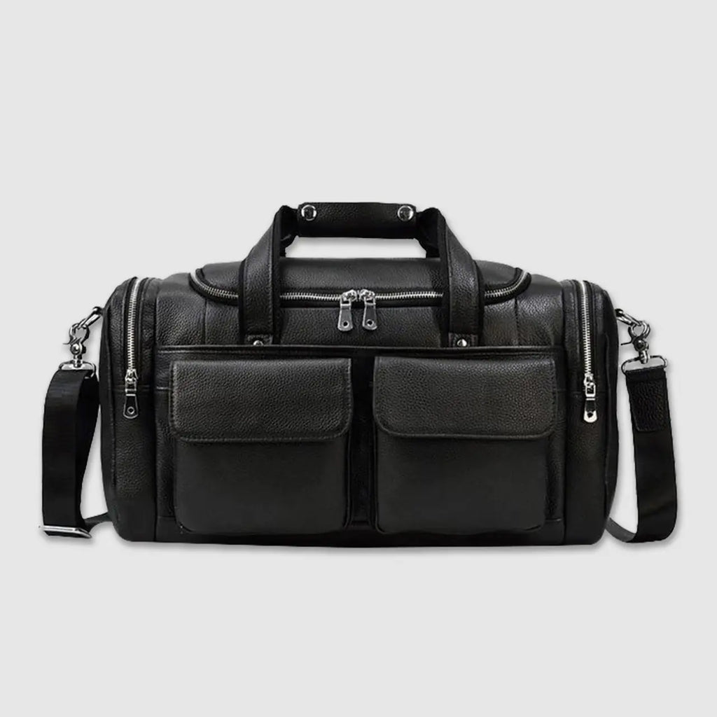 Elegant Large-Capacity Leather Commuter Bag