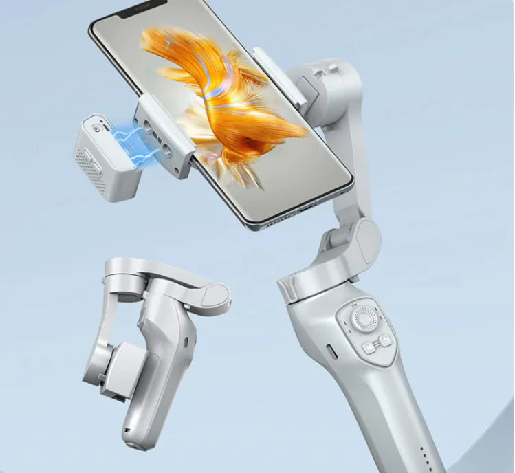 Compact Silver Folding Gimbal